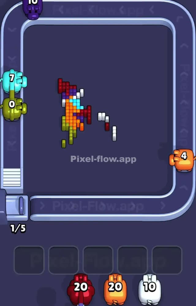 Pixel Flow Level 1420 Solution 3