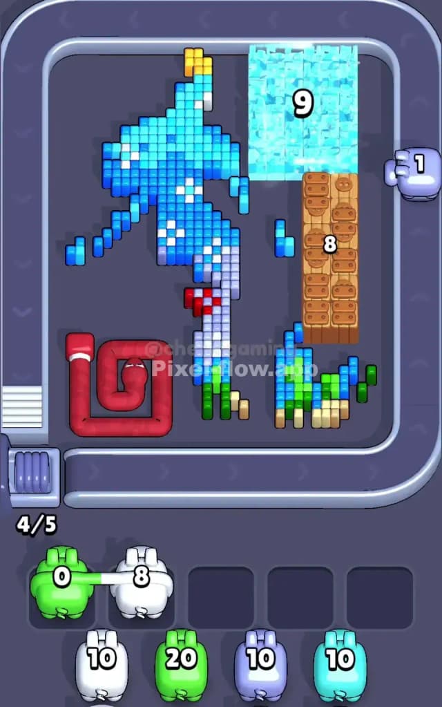 Pixel Flow Level 479 Solution 1