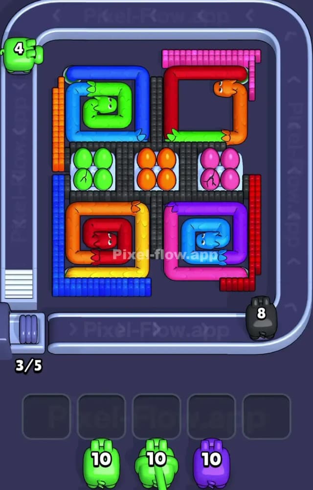 Pixel Flow Level 1192 Solution 1