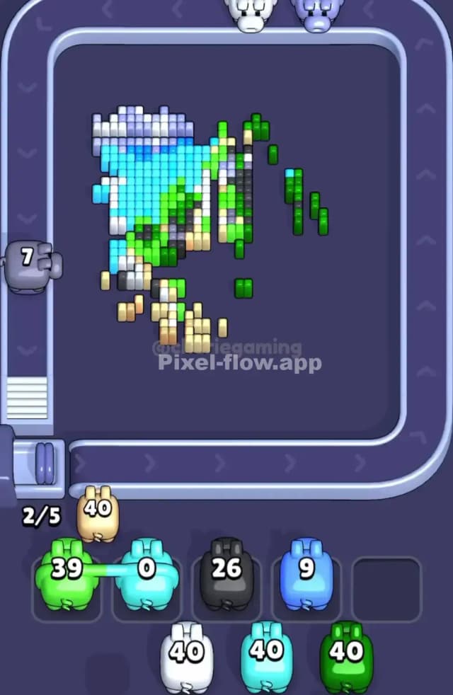Pixel Flow Level 1860 Solution 2