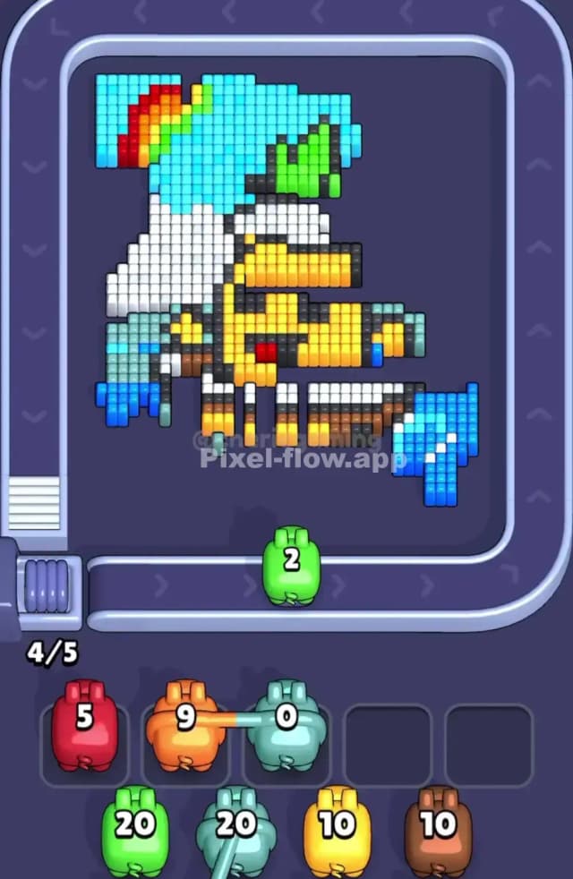 Pixel Flow Level 1820 Solution 2