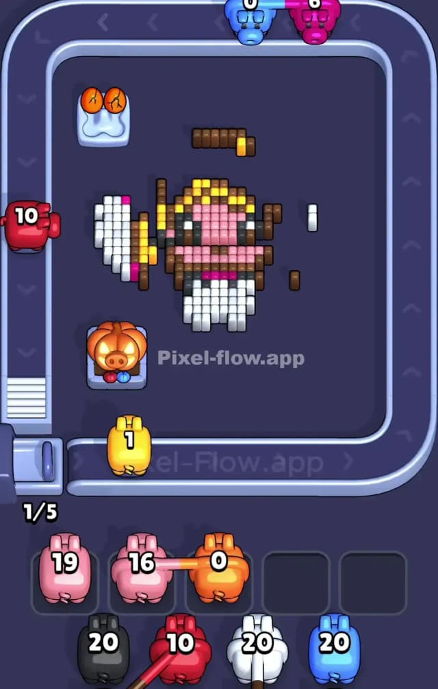 Pixel Flow Level 852 Solution 2