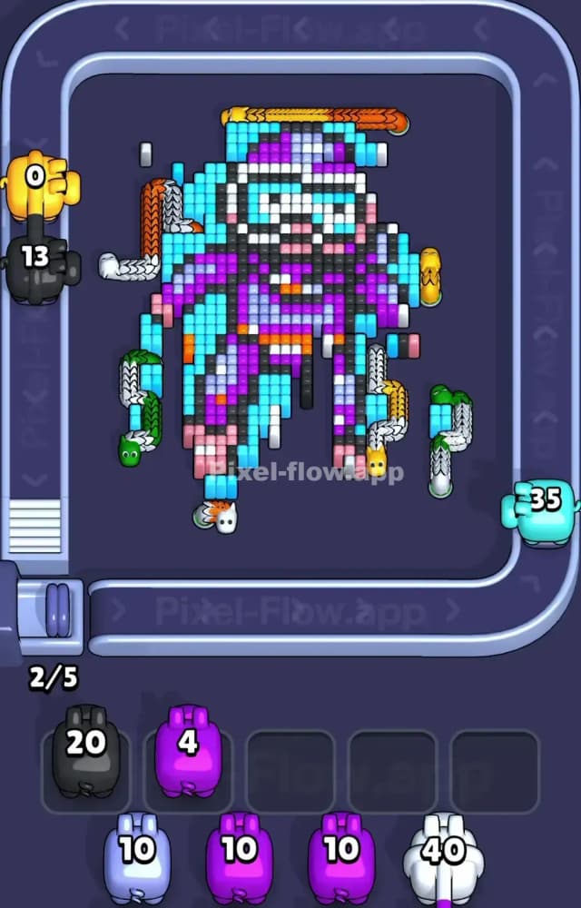 Pixel Flow Level 1560 Solution 2