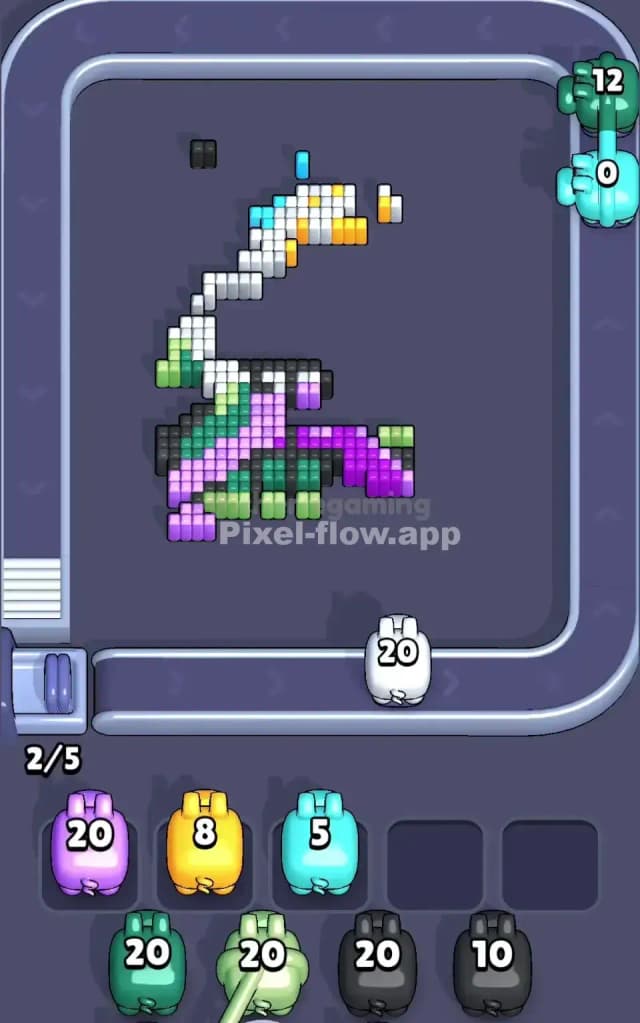 Pixel Flow Level 705 Solution 3