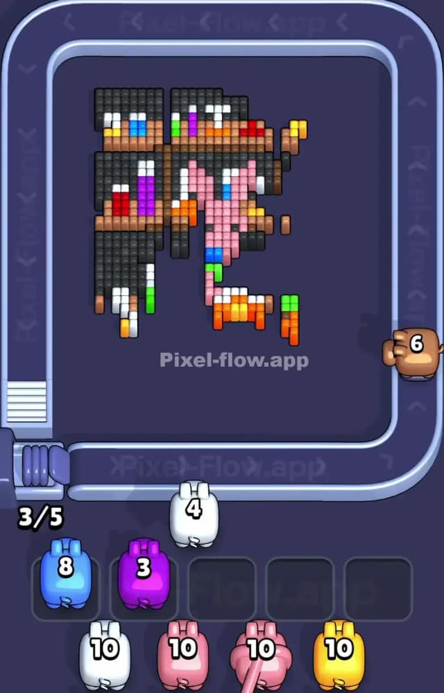 Pixel Flow Level 1438 Solution 2