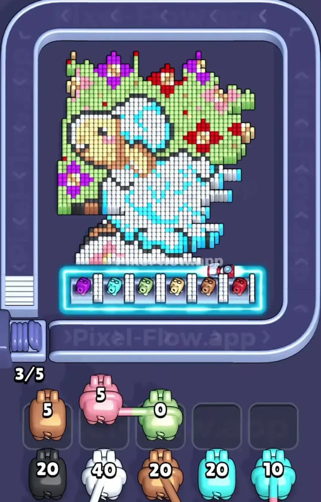 Pixel Flow Level 1070 Solution 1