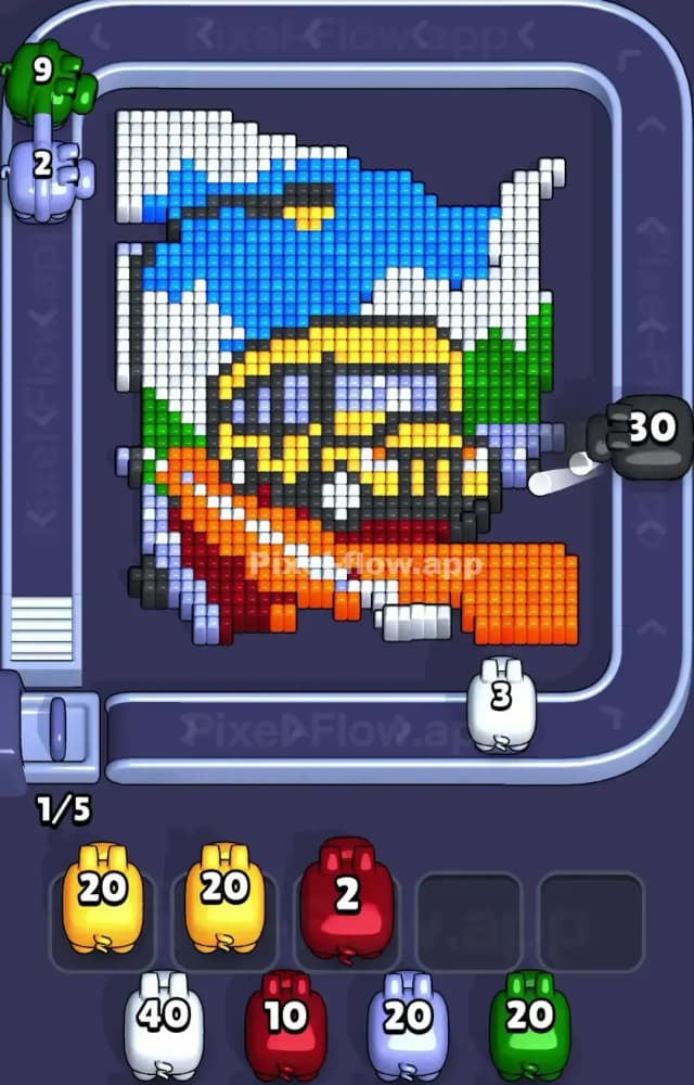 Pixel Flow Level 1473 Solution 1