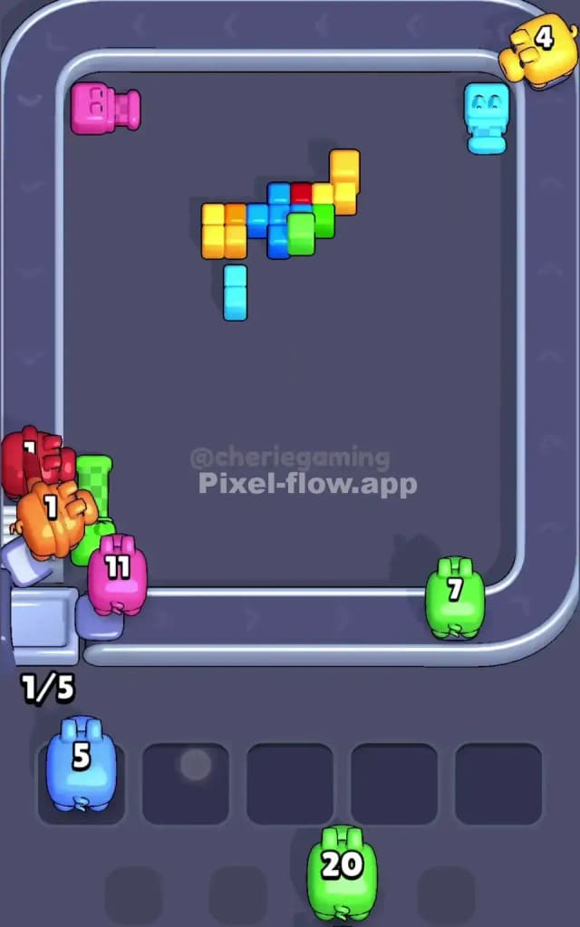 Pixel Flow Level 433 Solution 3