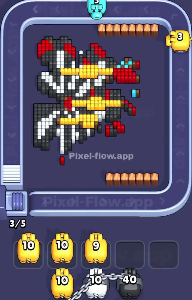 Pixel Flow Level 1071 Solution 1