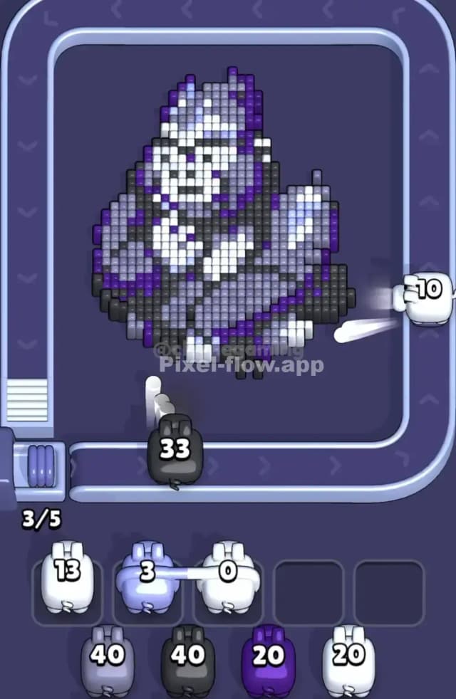 Pixel Flow Level 1851 Solution 1