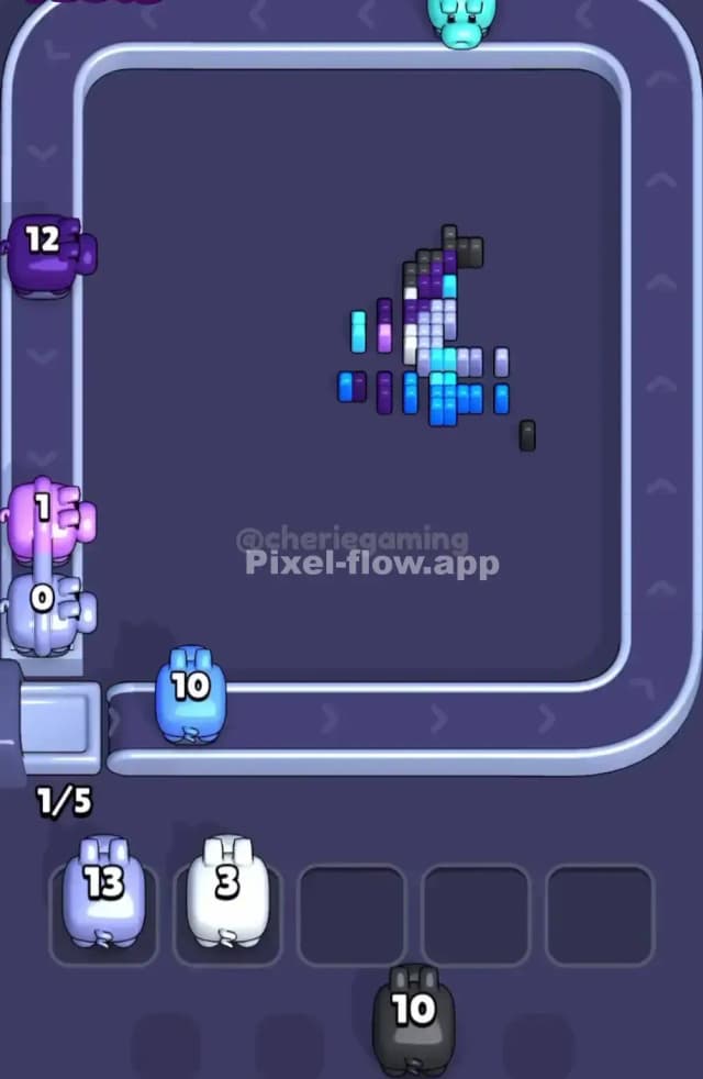 Pixel Flow Level 1652 Solution 3