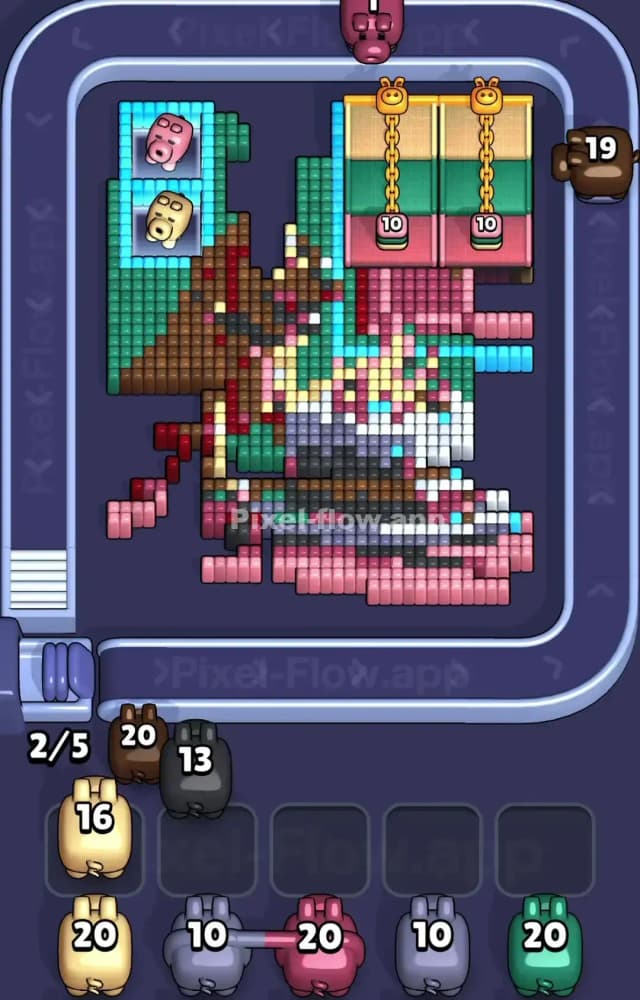Pixel Flow Level 1478 Solution 1