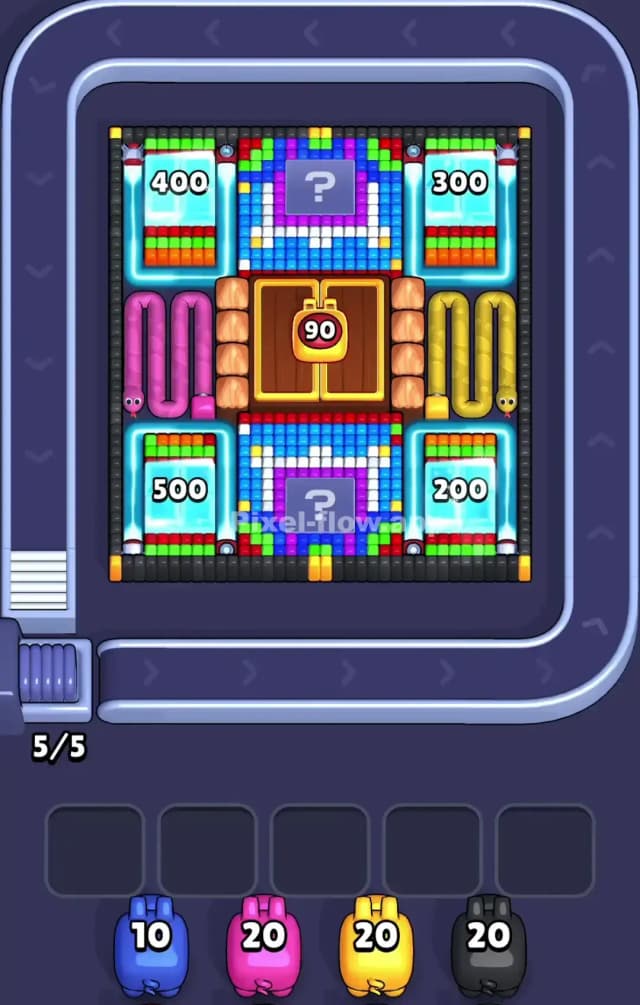 Pixel Flow Level 823 Gameplay