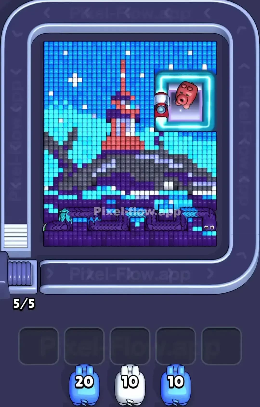Pixel Flow Level 1544 Screenshot