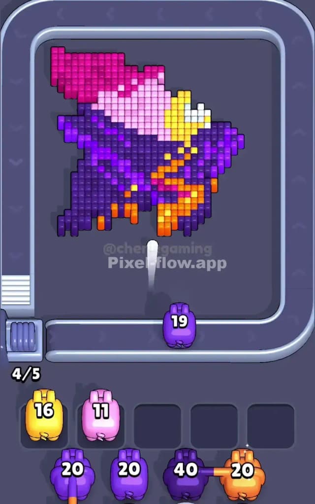 Pixel Flow Level 460 Solution 2