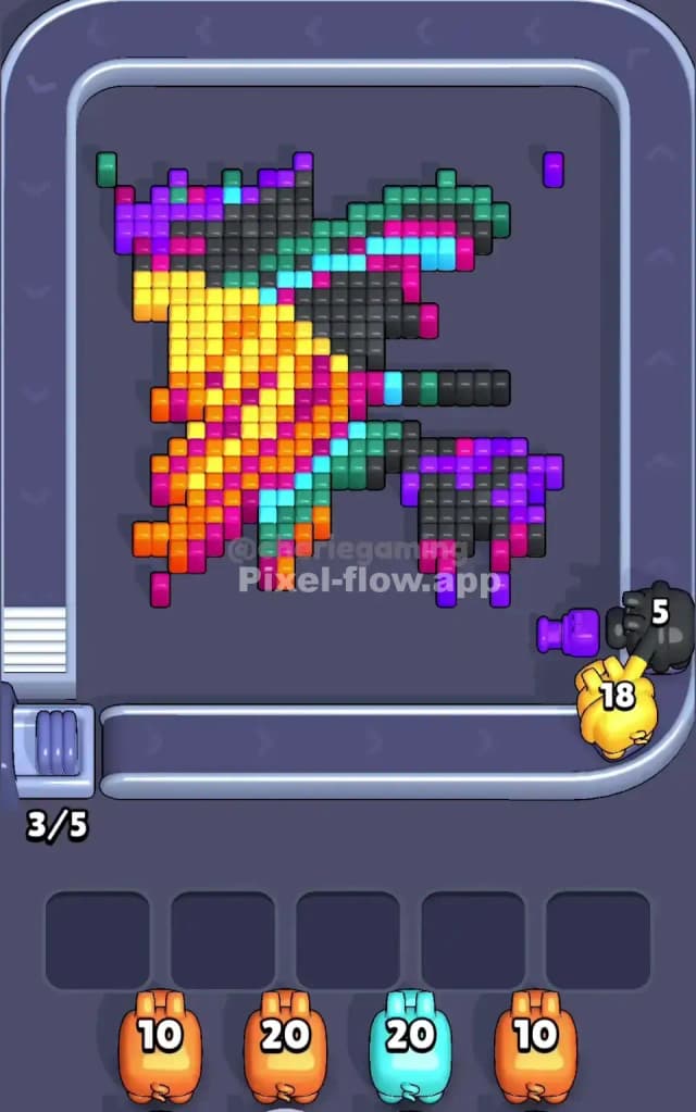 Pixel Flow Level 465 Solution 2