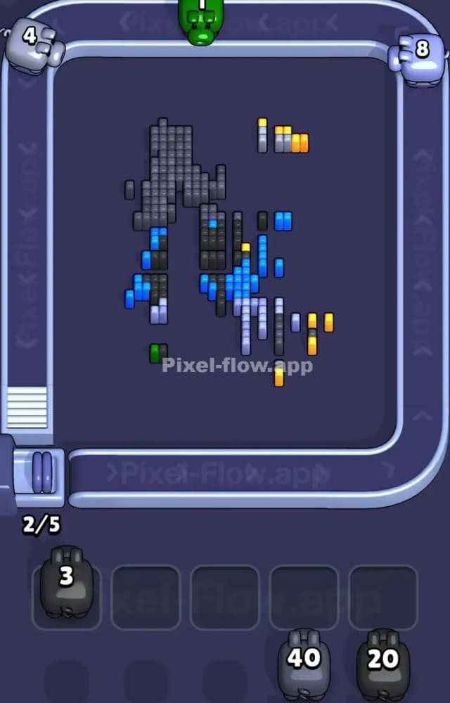 Pixel Flow Level 1437 Solution 3