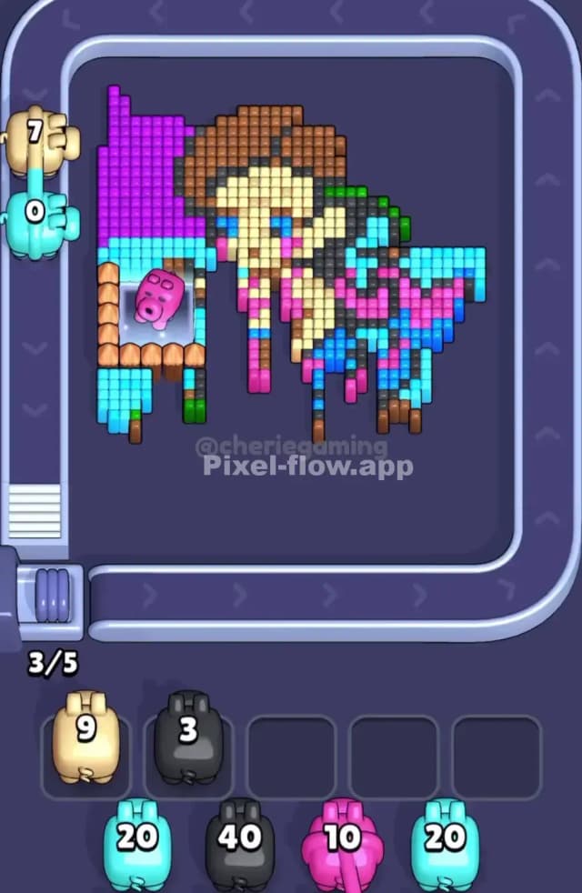 Pixel Flow Level 1833 Solution 2