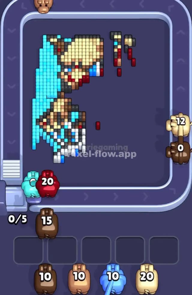 Pixel Flow Level 1845 Solution 2