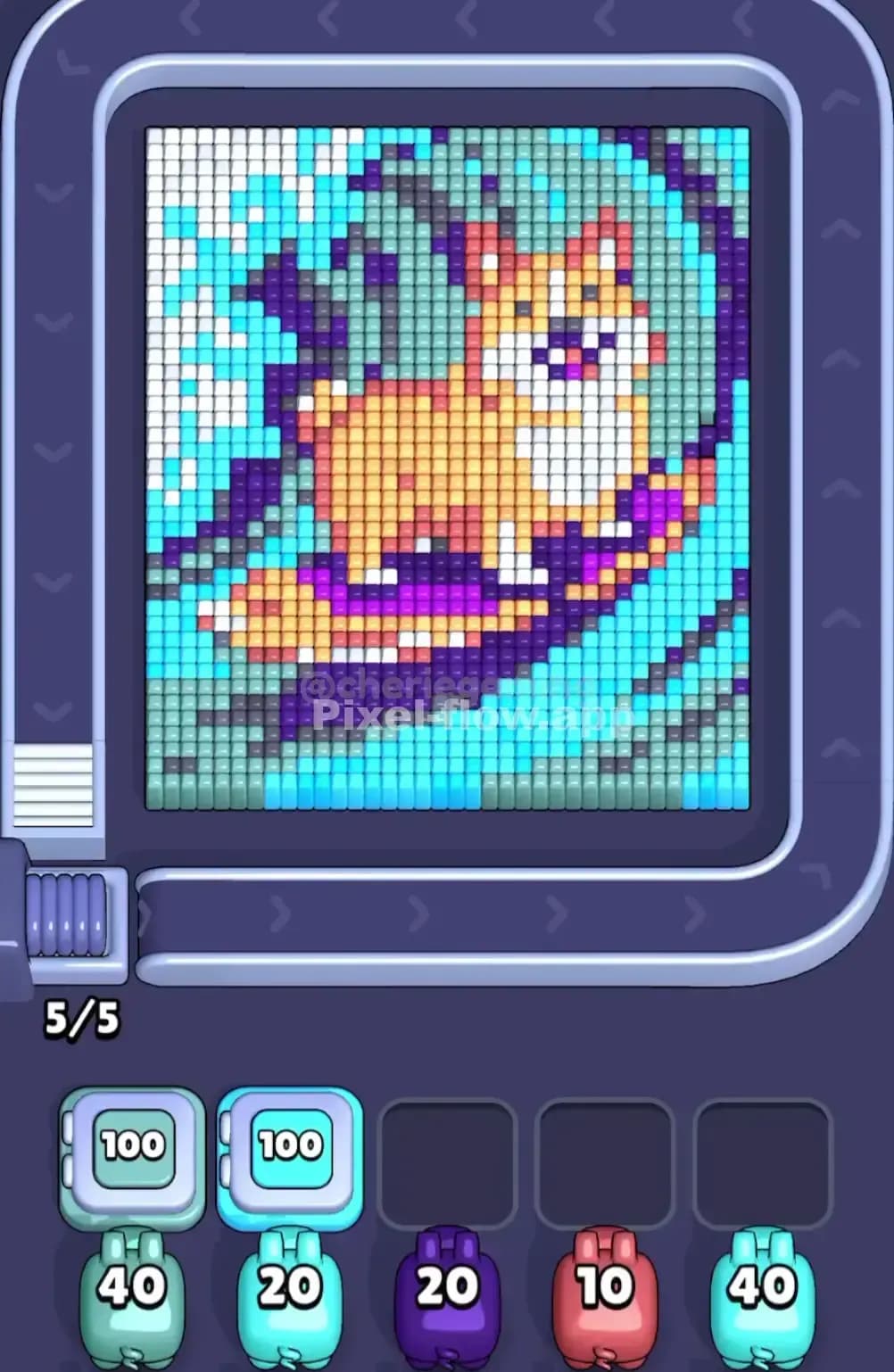 Pixel Flow Level 1863 Screenshot