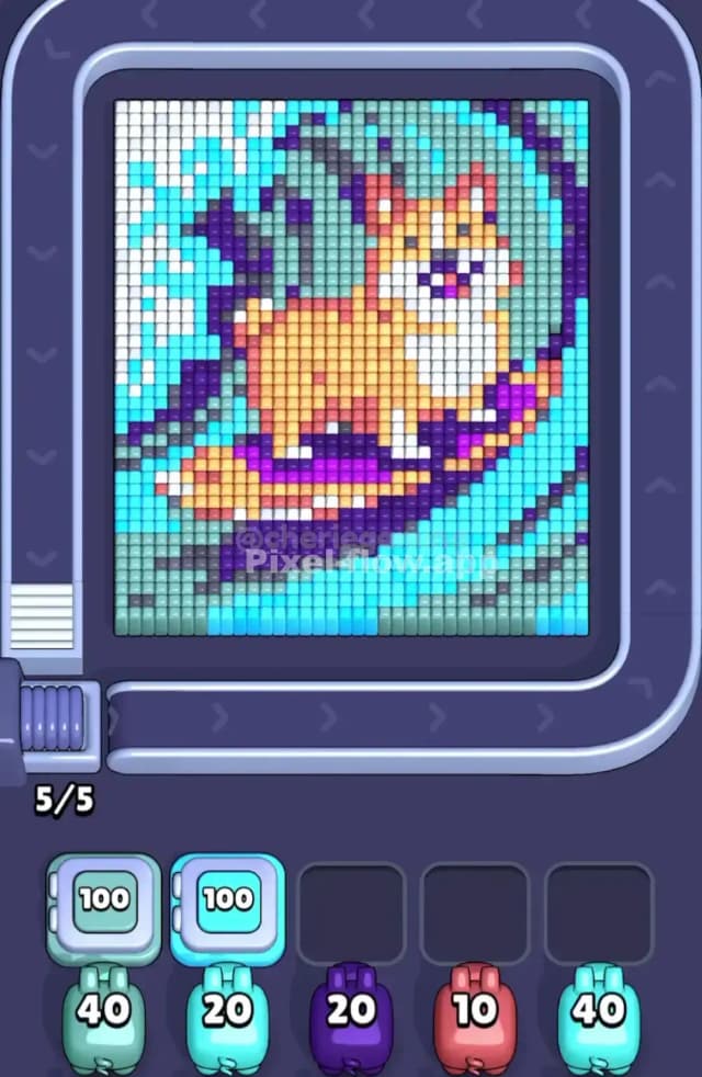 Pixel Flow Level 1863 Gameplay