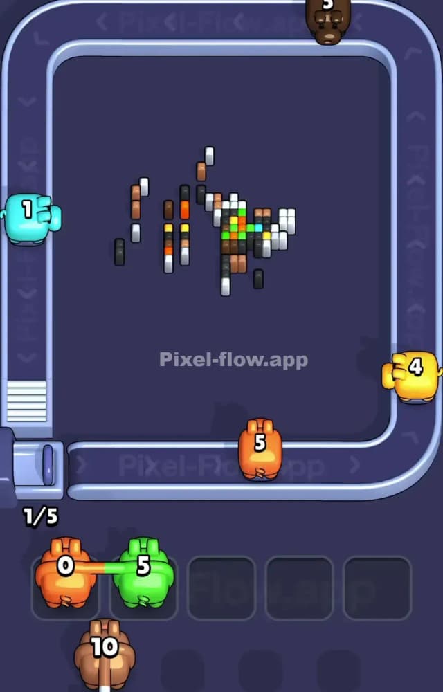 Pixel Flow Level 1549 Solution 3