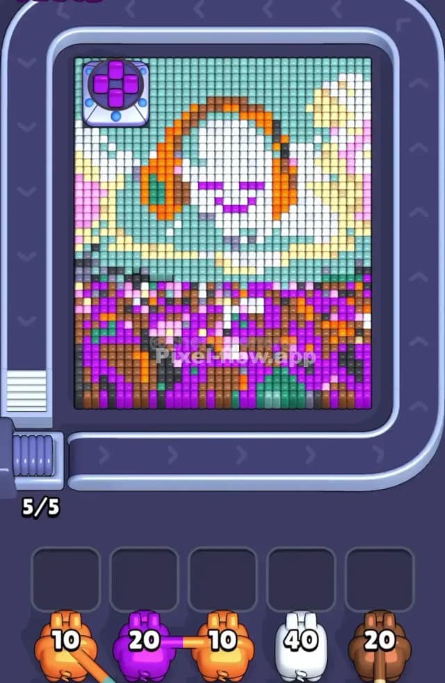 Pixel Flow Level 1650 Gameplay