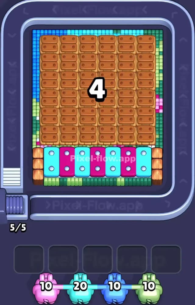 Pixel Flow Level 1450 Gameplay