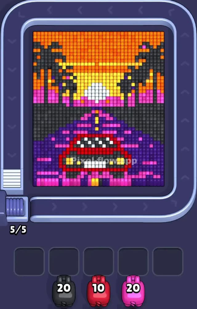 Pixel Flow Level 841 Gameplay