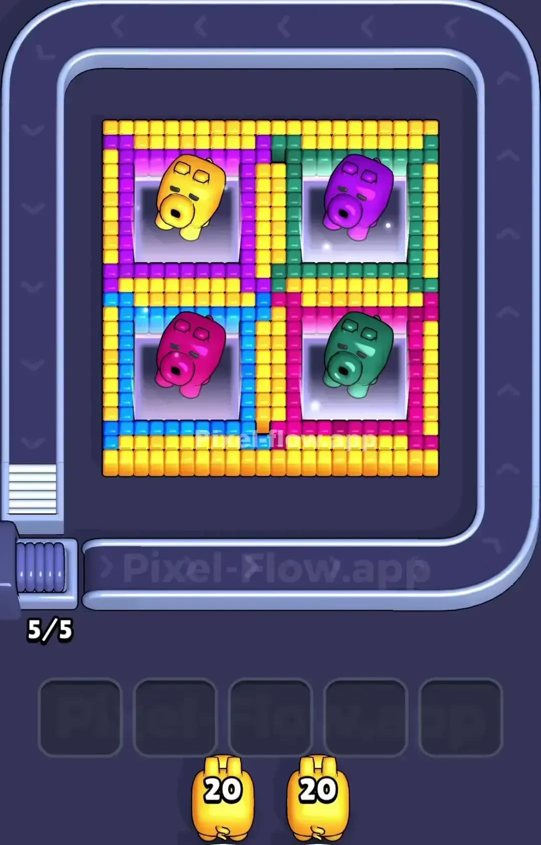 Pixel Flow Level 1001 Screenshot