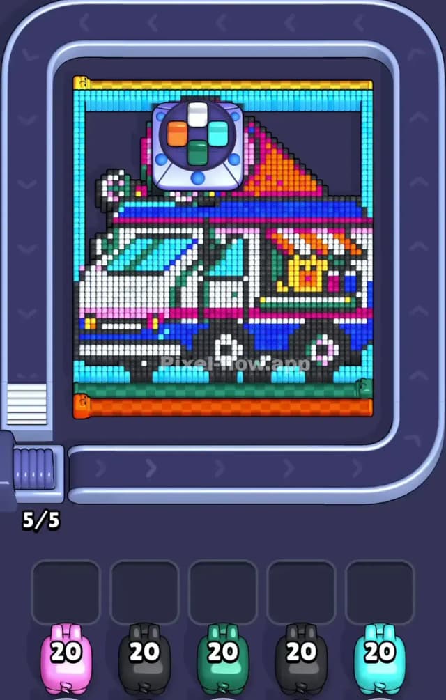 Pixel Flow Level 863 Gameplay