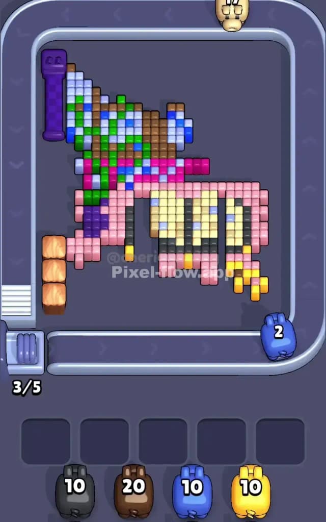 Pixel Flow Level 374 Solution 2