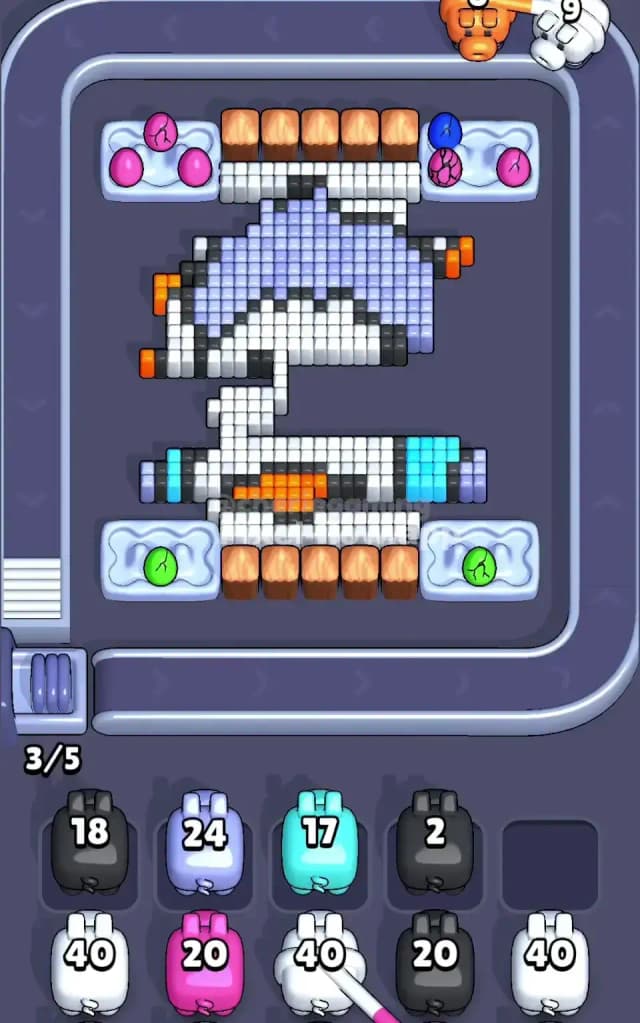 Pixel Flow Level 354 Solution 2