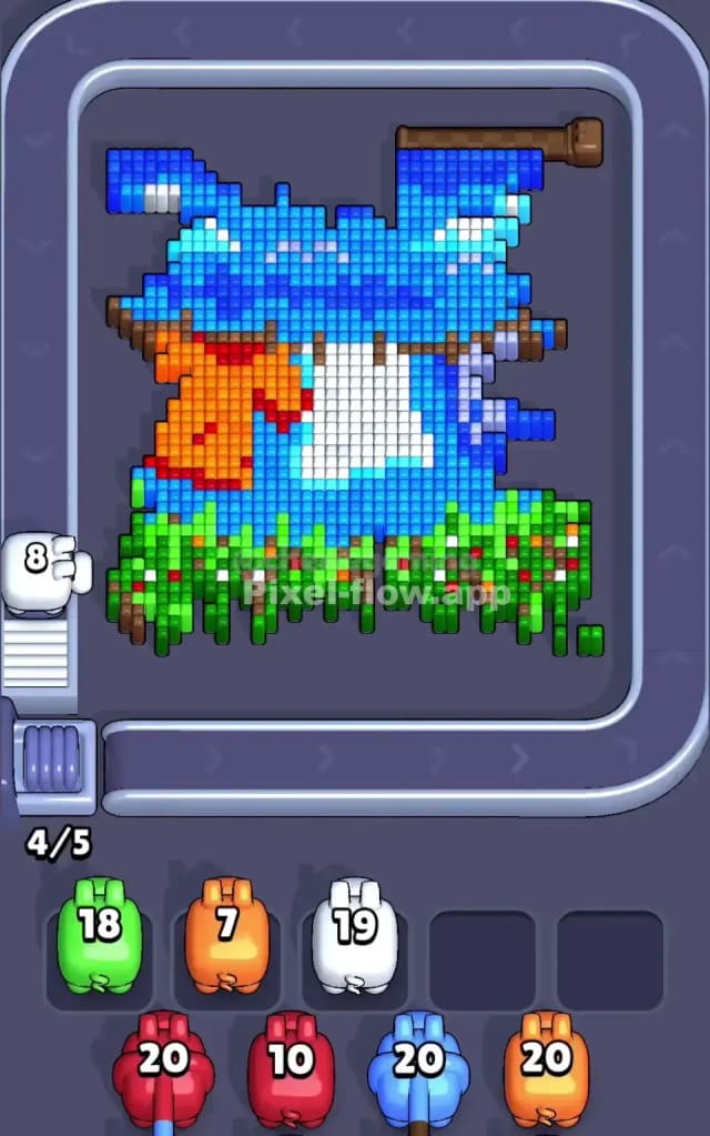 Pixel Flow Level 377 Solution 1