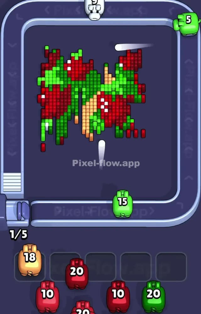 Pixel Flow Level 1422 Solution 1