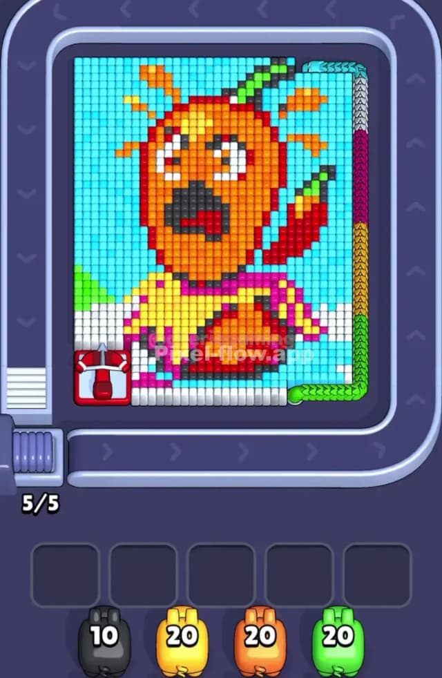 Pixel Flow Level 1848 Gameplay