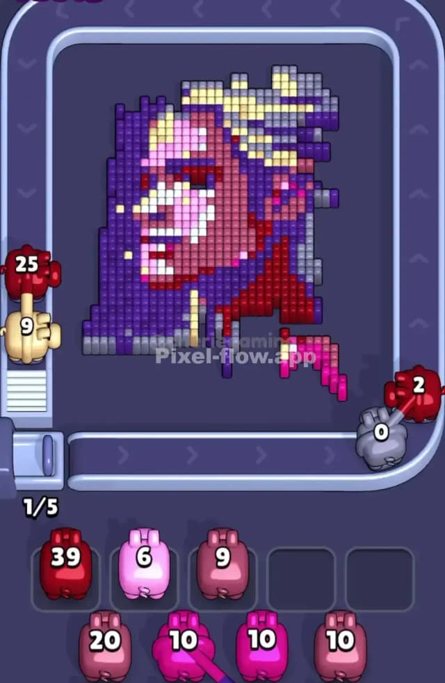 Pixel Flow Level 1759 Solution 1
