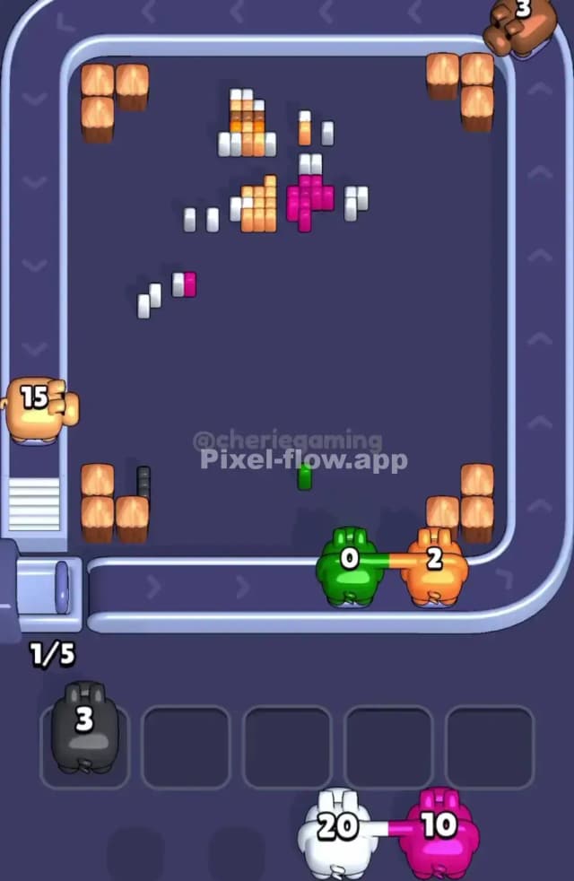 Pixel Flow Level 1896 Solution 3