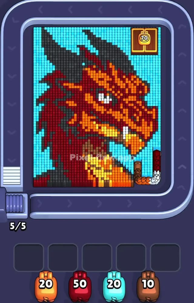 Pixel Flow Level 1198 Gameplay