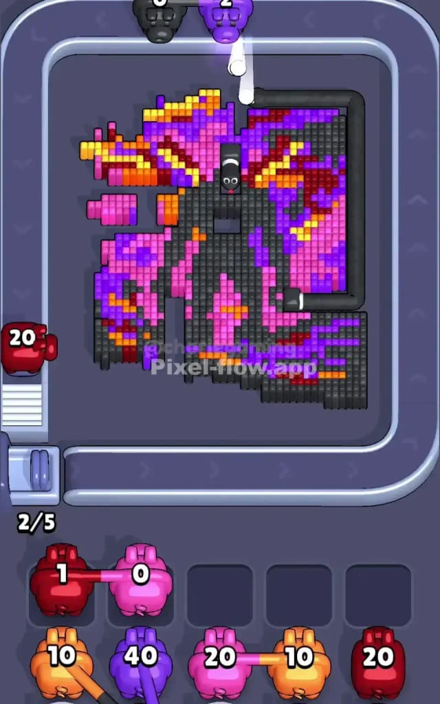 Pixel Flow Level 696 Solution 1