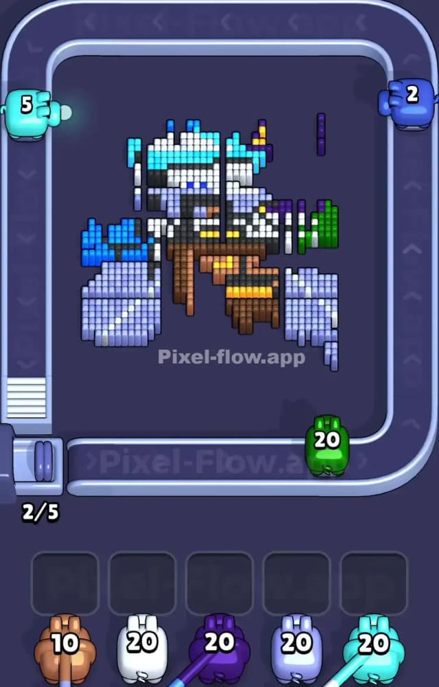 Pixel Flow Level 1006 Solution 2