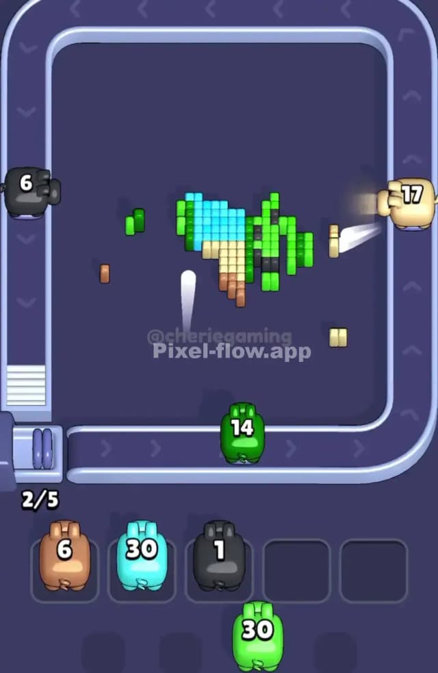 Pixel Flow Level 1893 Solution 3