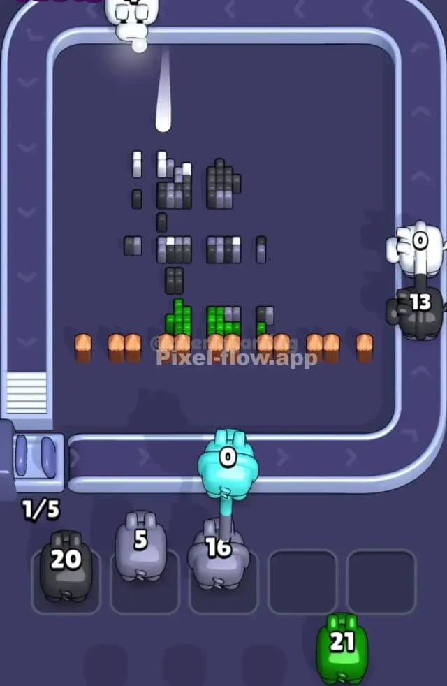 Pixel Flow Level 1680 Solution 3