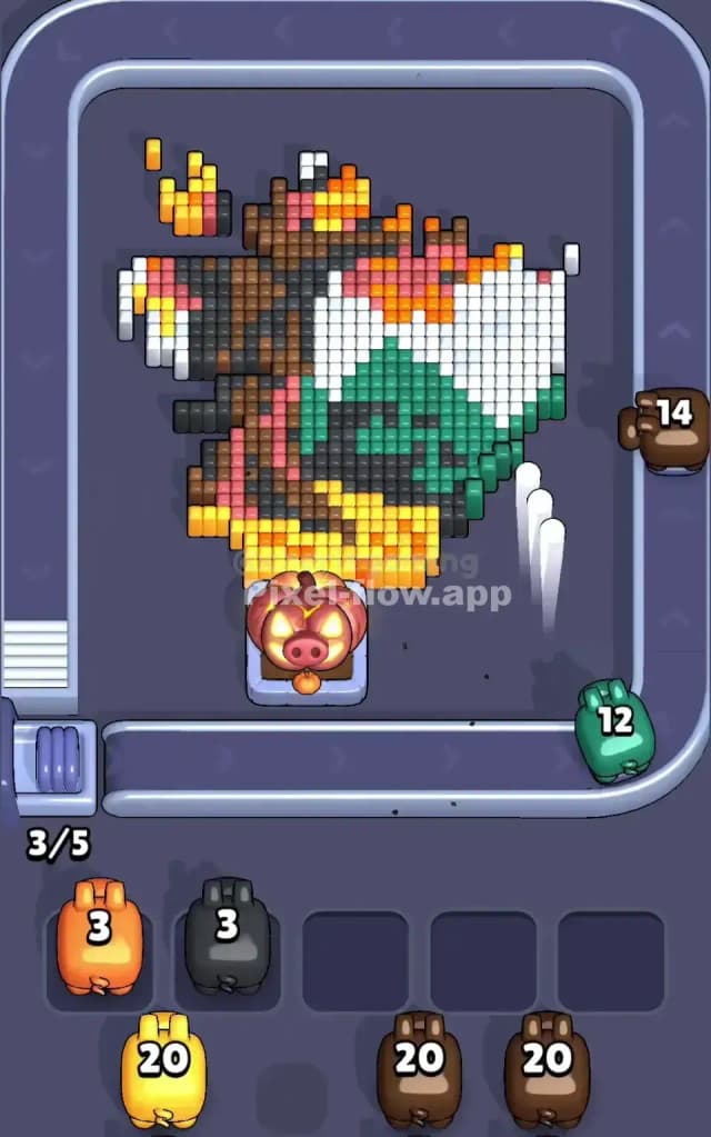 Pixel Flow Level 701 Solution 2