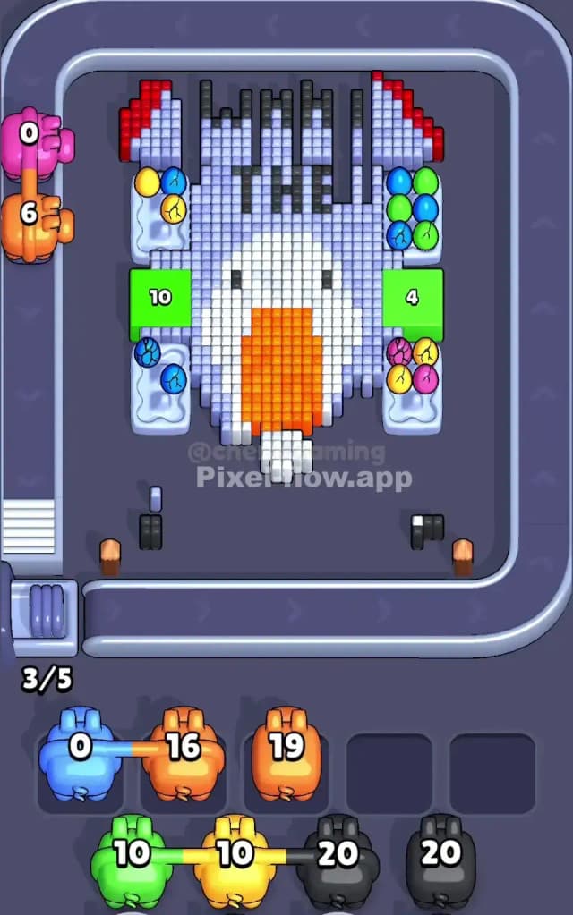 Pixel Flow Level 762 Solution 2