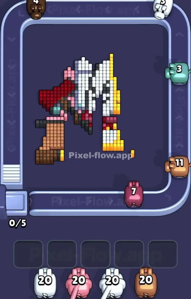 Pixel Flow Level 1476 Solution 2