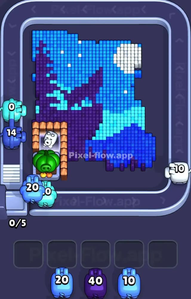 Pixel Flow Level 1521 Solution 2