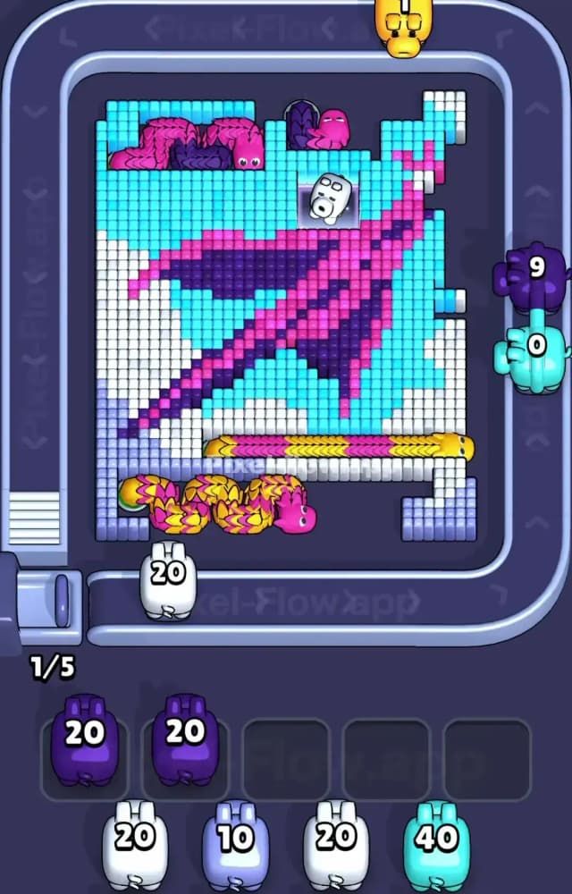 Pixel Flow Level 1411 Solution 1