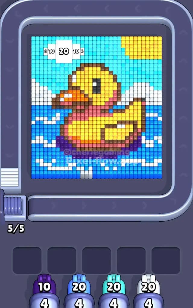 Pixel Flow Level 490 Gameplay