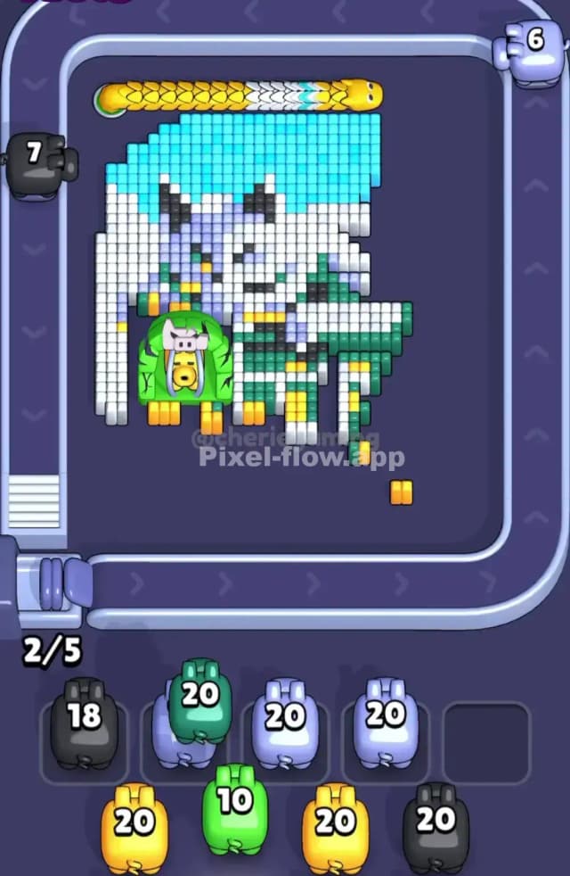 Pixel Flow Level 1753 Solution 2